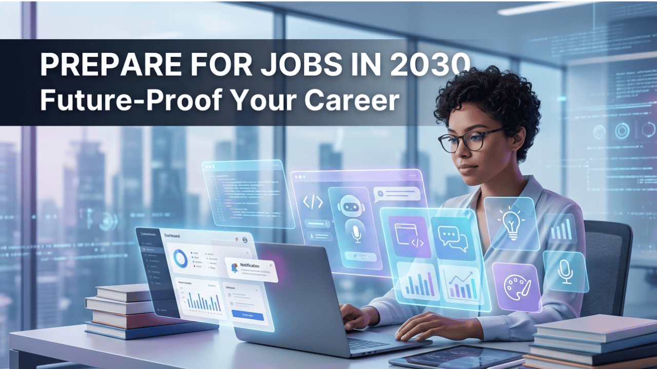 prepare for jobs in 2030 future career planning AI skills and learning for future jobs